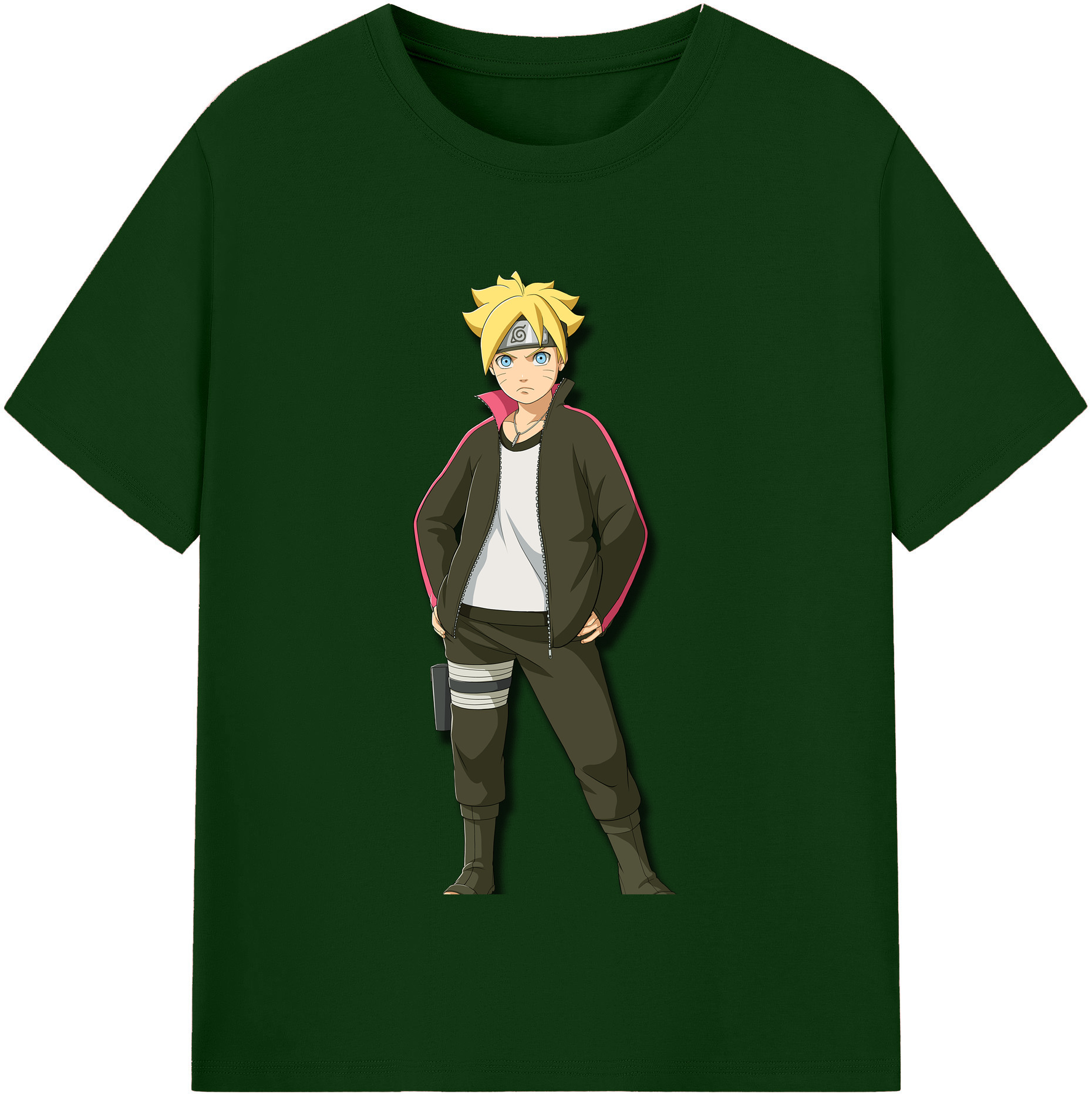 （画像用） NARUTO -ナルト- うずまき ボルト Uzumaki Boruto 綿100％半袖Tシャツ（フロントプリント）